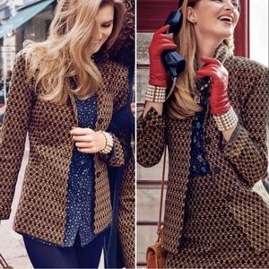 CAbi Kensington Proper Standout Medallion Blazer/Jacket size Medium